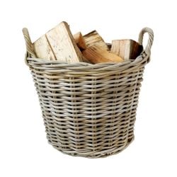 Kubu Rattan Basket Round