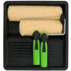 Woodies 9inch And 7inch Paint Roller Set - 5 Piece Kit