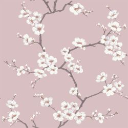 Fresco Apple Blossom Pink Wallpaper