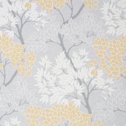 Fresco Lykee Tree Grey & Ochre Wallpaper