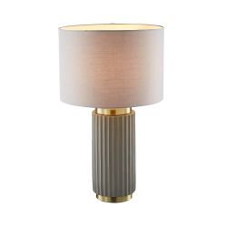 Inverted Ribbed Table Lamp