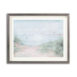 Framed Beach 40X50Cm Hand-Painted Finish