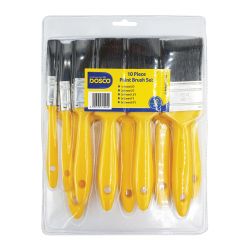 Dosco 10 Piece Paint Brush Set