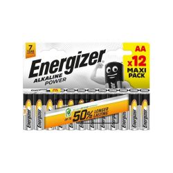 Energizer Alkaline Power Aa Batteries 12 Pack
