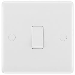 BG Nexus Series White Moulded 20A Intermediate Switch