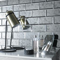 Lumiere Bevel Mirror Brick Mosaic