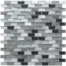 Platinum Lancer Glass/ Metal Mix Mosaic