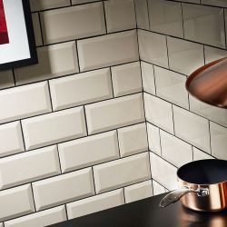 Metro Bone Ceramic Wall Tile 100X200Mm Pk50