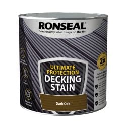 Ronseal Ultimate Protection Decking Stain Dark Oak 2.5L