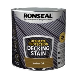 Ronseal Ultimate Protection Decking Stain Medium Oak 2.5L