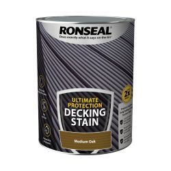 Ronseal Ultimate Protection Decking Stain Medium Oak 5L