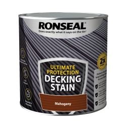 Ronseal Ultimate Protection Decking Stain Mahogany 5L