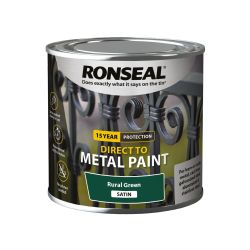Ronseal Direct To Metal Rural Green Satin 250Ml