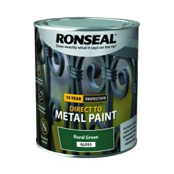 Ronseal Direct To Metal Rural Green Gloss 750Ml