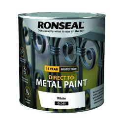 Ronseal Direct To Metal White Gloss 2.5L