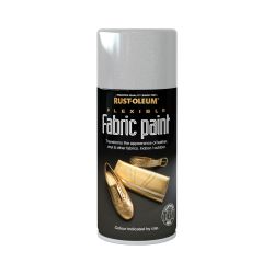 Rust-Oleum Flexible Fabric Paint Silver 150Ml