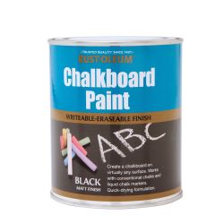Rust-Oleum Chalkboard Paint Black 750Ml