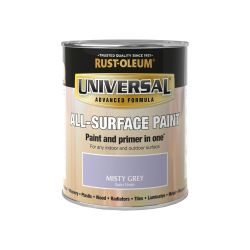 Rust-Oleum Universal All Surface Paint Misty Grey 750ml