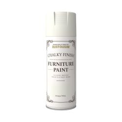 Rust-Oleum Chalky Furniture Spray Antique White 400Ml