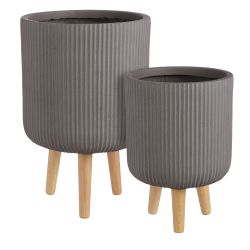 Mica Nuovo Pot Black 25.5cm