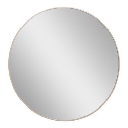 Wood Round Mirror 80cm