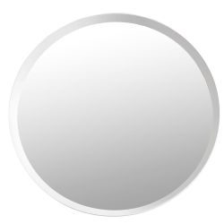 White Circle Mirror 51cm