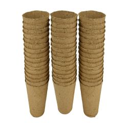 12Pk 8cm Gro-Sure Fibre Pots Round