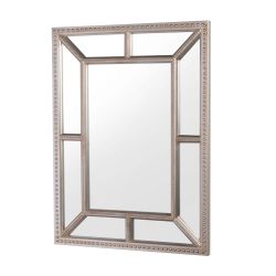 Cairo Bevelled Silver Mirror