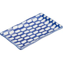 Geo Platter Navy