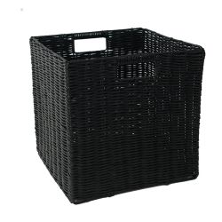 Foldable Black Storage Basket