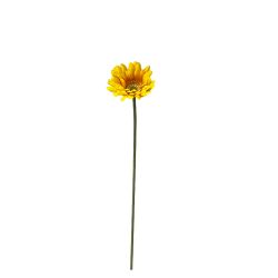 53Cms Single Spring Gerbera Yellow