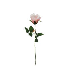 Single Rose Stem Baby Pink 55cm