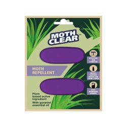 Moth Clear Clothes Moth Repellent 2 Pack