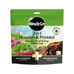 Miracle Gro 2 in 1 Nourish & Protect Plant Food & Slug Barrier 1kg