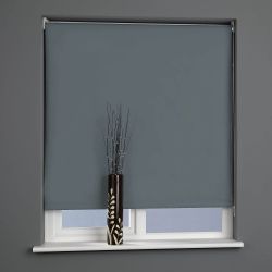 60Cm Blackout Roller Blind In Charcoal