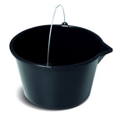 12Lr Black Bucket W Spout