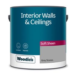 Woodie's Vinyl Soft Sheen Grey Stones 2.5Ltr