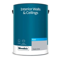 Woodie's Vinyl Matt Classic Grey 5Ltr