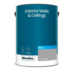 Woodie's Vinyl Matt Grey Stones 5Ltr
