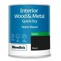 Woodie's Quick Dry Satin Black 750Ml