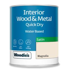 Woodie's Quick Dry Satin Magnolia 750Ml