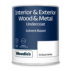 Woodie's Undercoat Brilliant White 750Ml