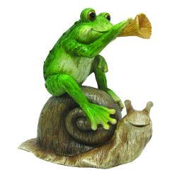 Frog And Snail Ornament