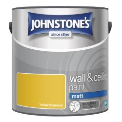 Johnstone'S Vinyl Matt Yellow Diamond 2.5L