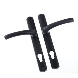 Yale Superior Long Backplate Door Handle - Black