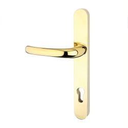 Yale Essentials Long Backplate Door Handle - Gold