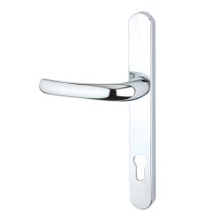 Yale Essentials Long Backplate Door Handle - Chrome
