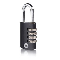 Yale 38mm Aluminium Padlock - Black