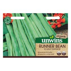 Runner Bean Scarlet Emperor (Organic)
