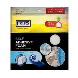 Self Adhesive Foam 5M White